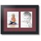 ArtToFrames Collage Photo Picture Frame with 2 - 5x7 inch Openings, Framed in Black with Over 62 Mat Color Options and Regular Glass (CSM-3926-35)